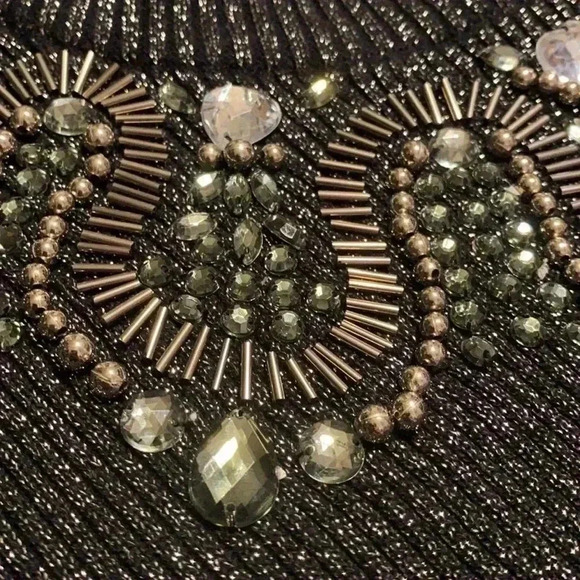 Objects D’art woman metallic beaded cotton sweater - Picture 8 of 10